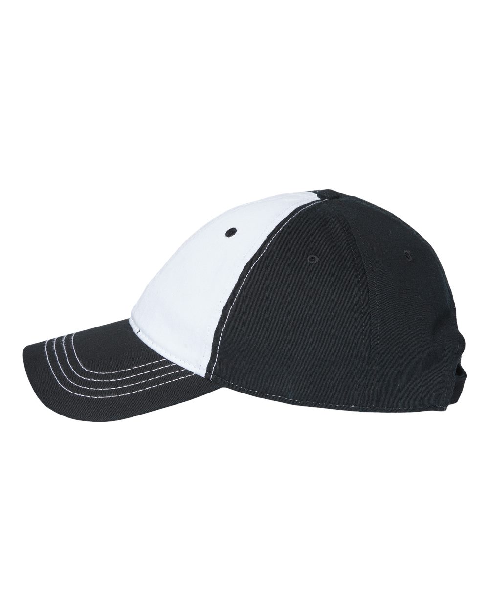 Relaxed Golf Dad Hat - DirectSide - B07195260 - White/ Black