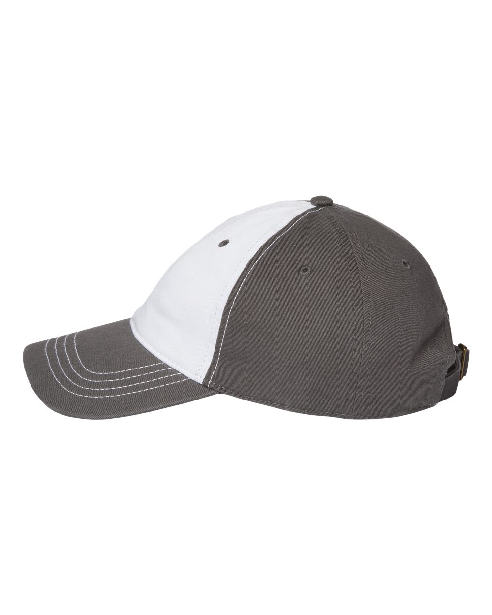 Relaxed Golf Dad Hat - DirectSide - B07195270 - White/ Dark Grey