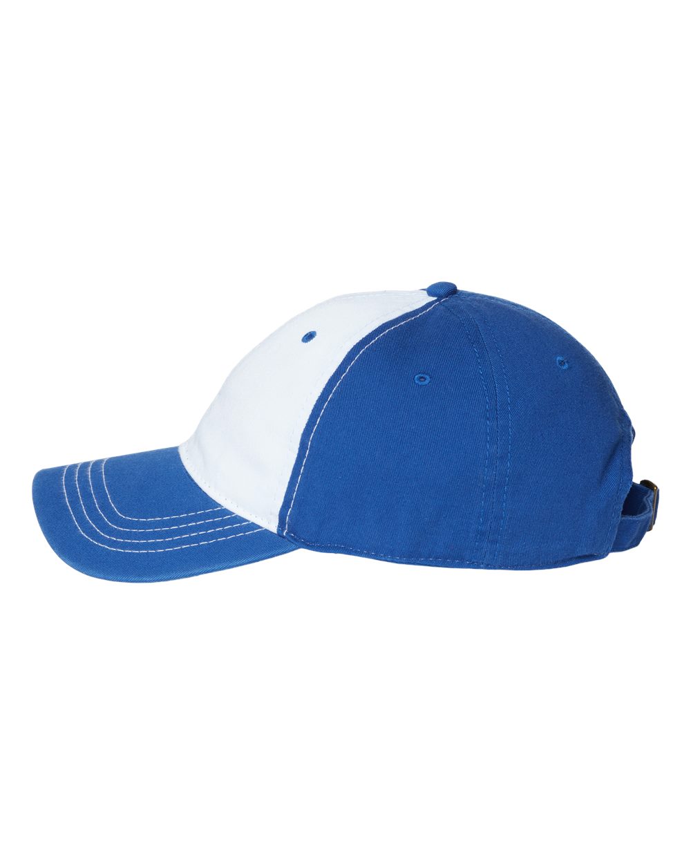 Relaxed Golf Dad Hat - DirectSide - B07195290 - White/ Royal