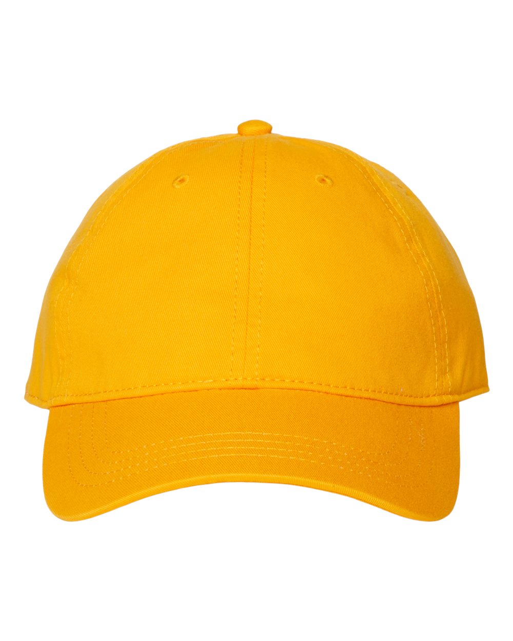 Relaxed Golf Dad Hat - Front - B07195120 - Gold