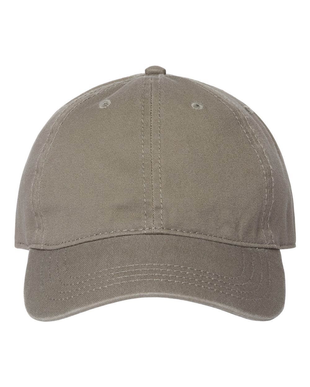 Relaxed Golf Dad Hat - Front - B07195130 - Grey
