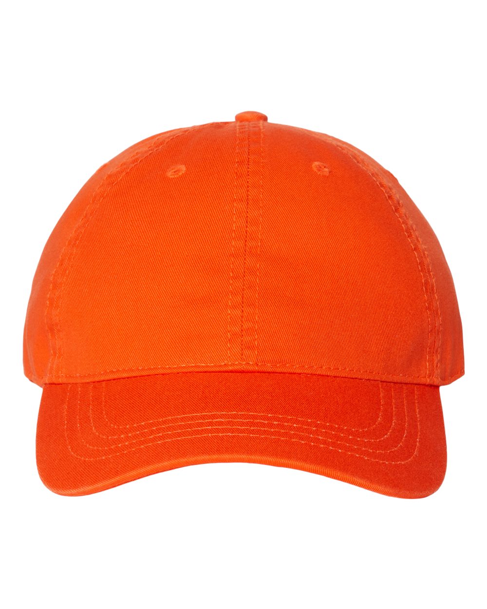 Relaxed Golf Dad Hat - Front - B07195180 - Orange
