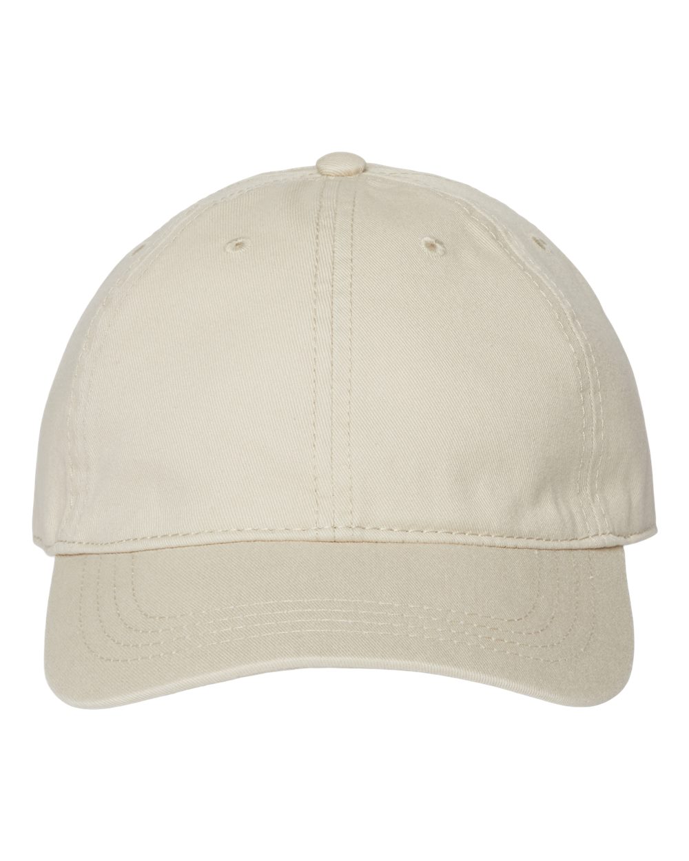 Relaxed Golf Dad Hat - Front - B07195240 - Stone