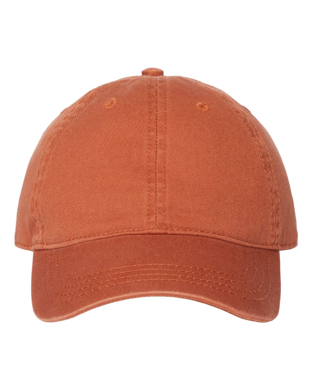 Relaxed Golf Dad Hat - Front - B07195660 - Burnt Orange