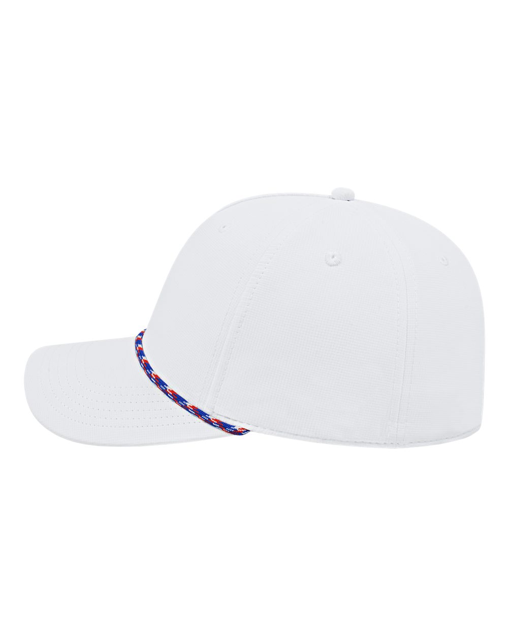 Athletic Rope Cap - DirectSide - B21495010 - White-Red/ White/ Royal