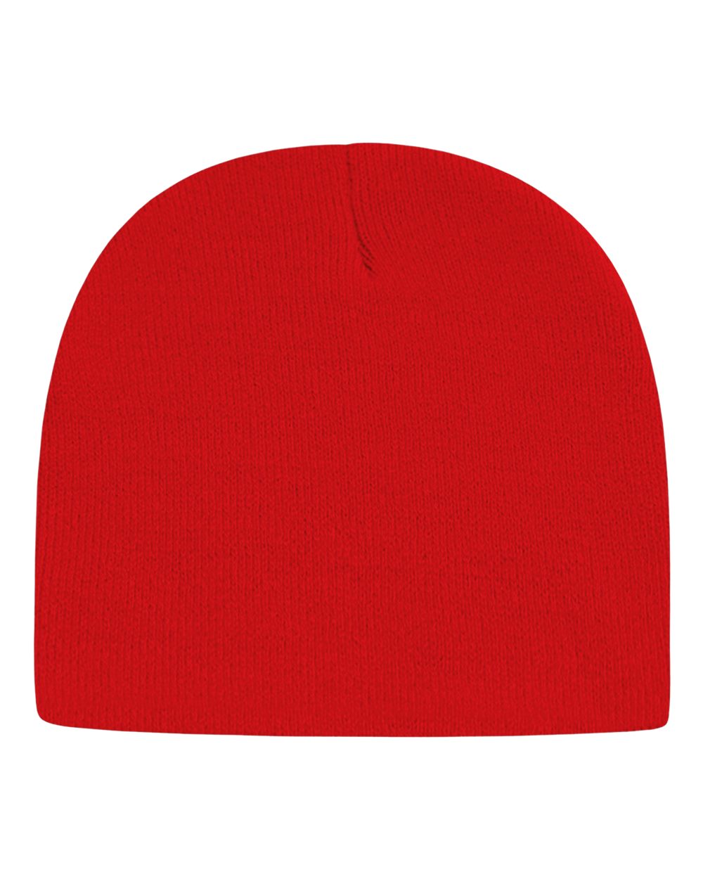 USA-Made 8 1/2" Beanie - Back - B01695700 - True Red