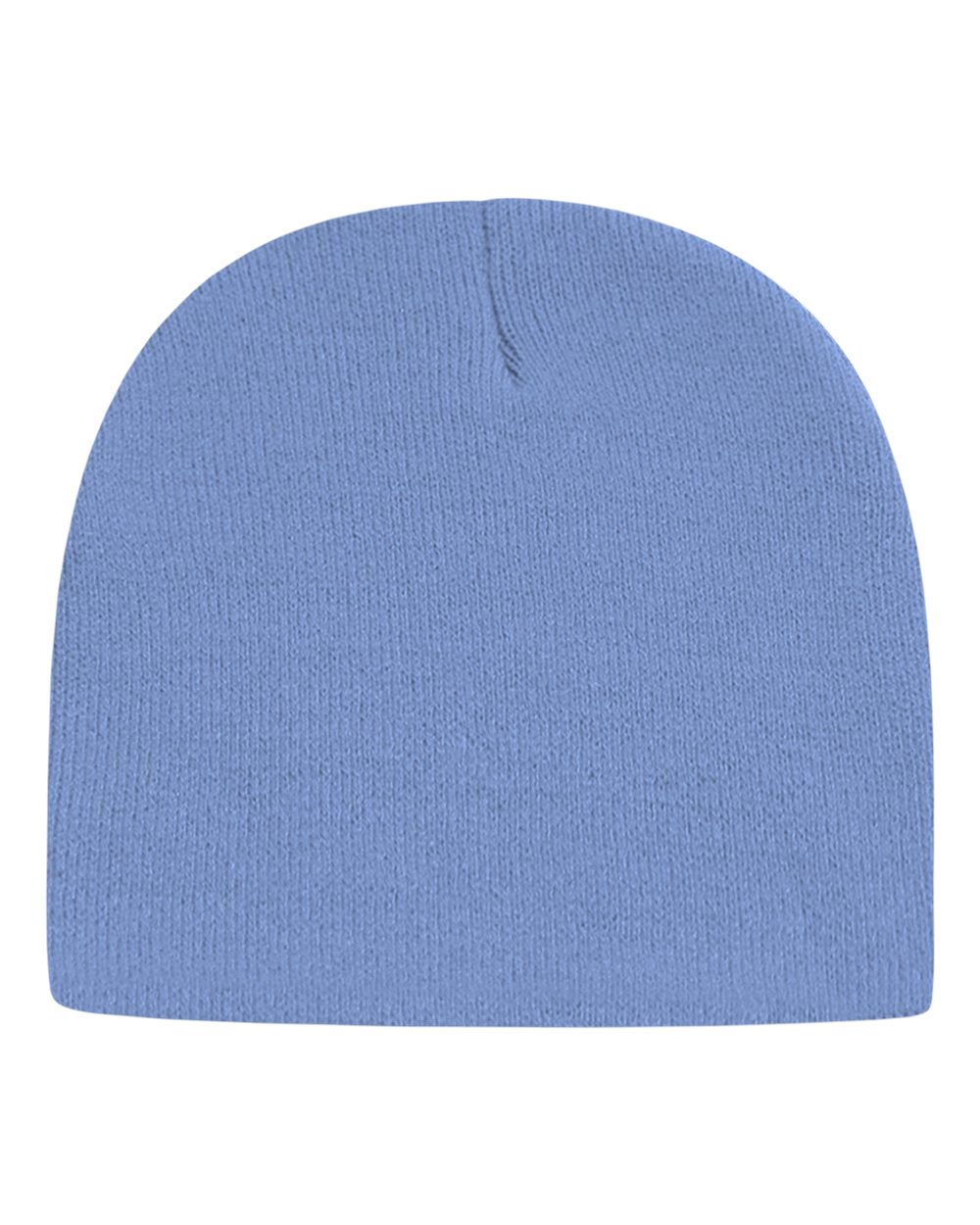 USA-Made 8 1/2" Beanie - Front - B01695250 - Carolina Blue