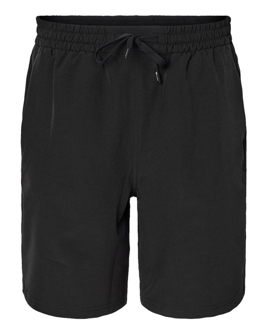 Unisex Woven City Sport Shorts - Front - B03784507 - Black