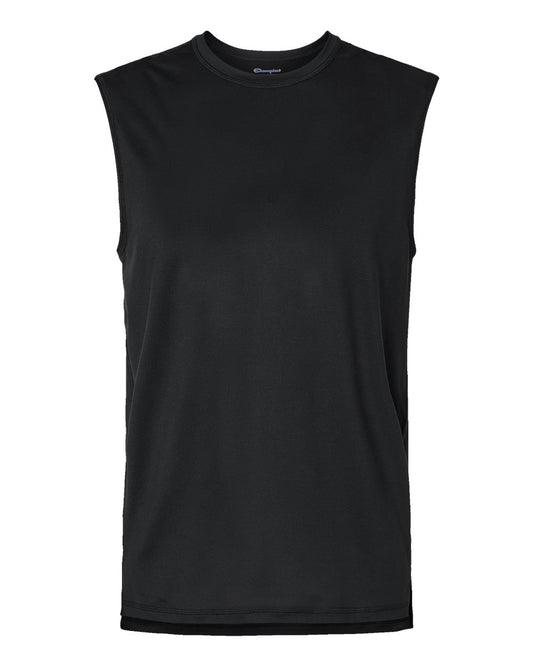 Unisex Sport Muscle T-Shirt - Front - B03984503 - Black