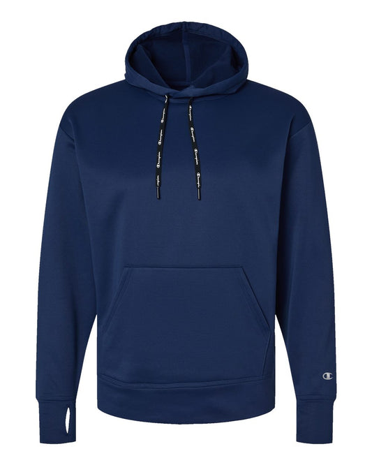 Unisex Sport Hooded Sweatshirt - Front - B04084003 - Athletic Navy
