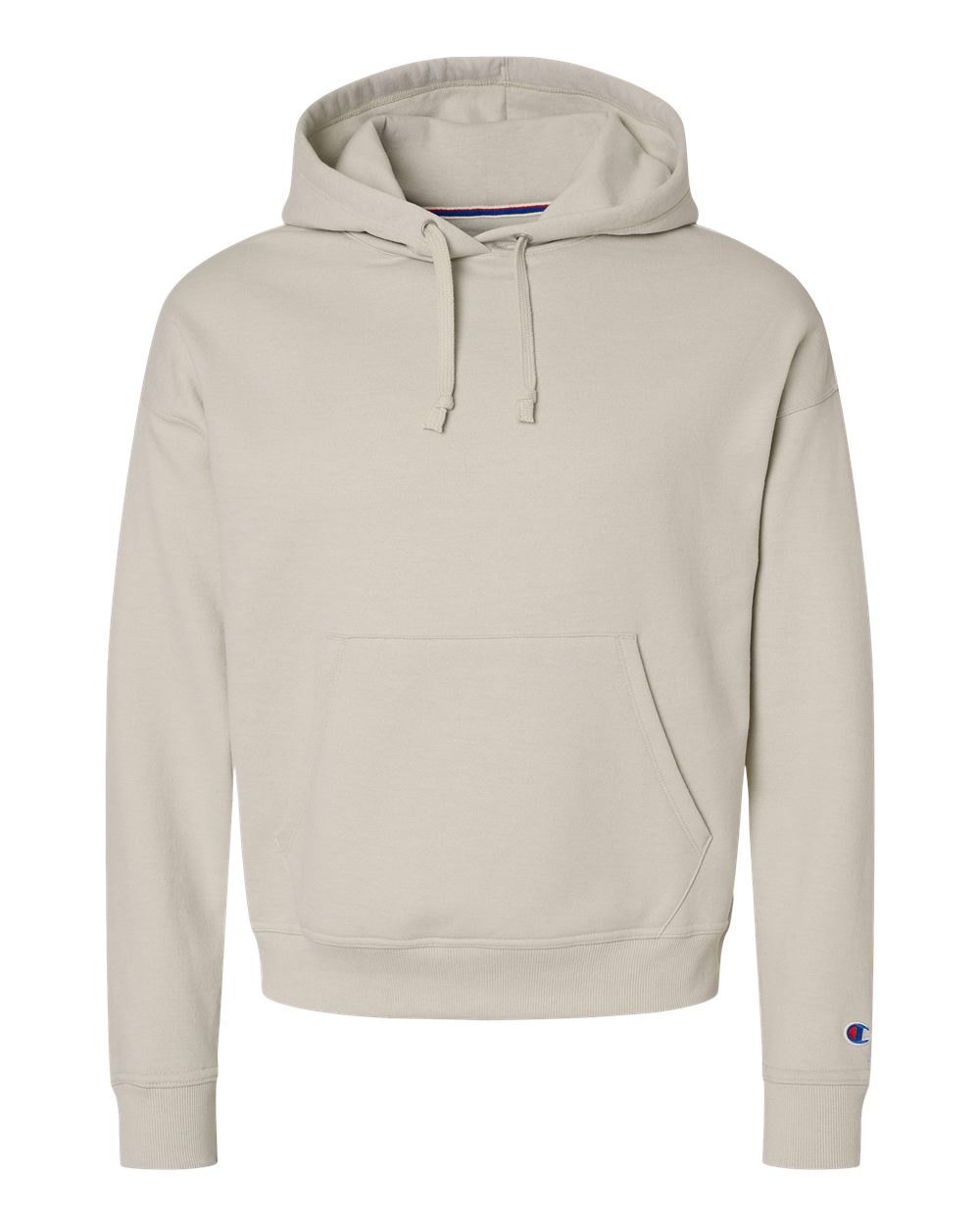 Women's Powerblend® Hooded Sweatshirt - Front - B04584733 - Sand