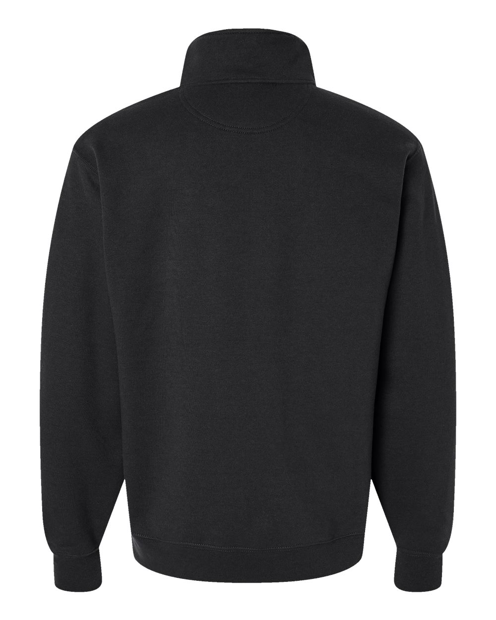 Unisex Powerblend® Quarter-Zip Pullover - Back - B04984503 - Black