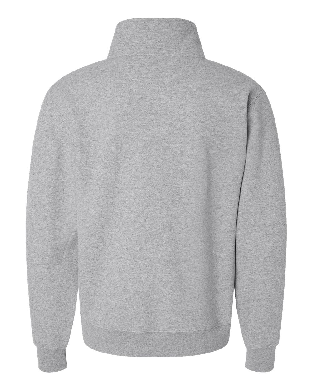 Unisex Powerblend® Quarter-Zip Pullover - Back - B04984583 - Light Steel