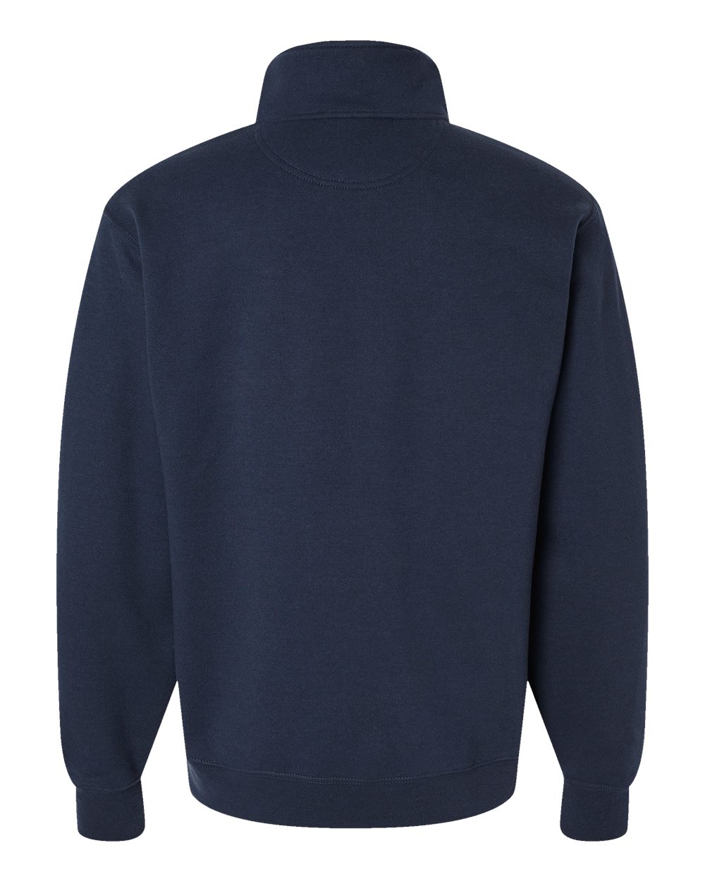 Unisex Powerblend® Quarter-Zip Pullover - Back - B04984653 - Navy