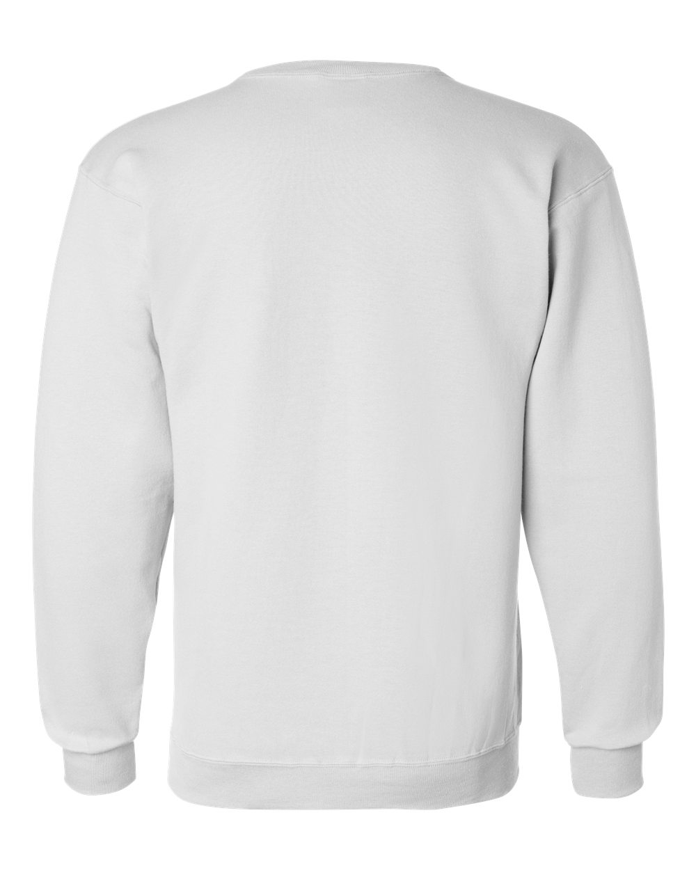 Men's Powerblend® Crewneck Sweatshirt - Back - B21284003 - White