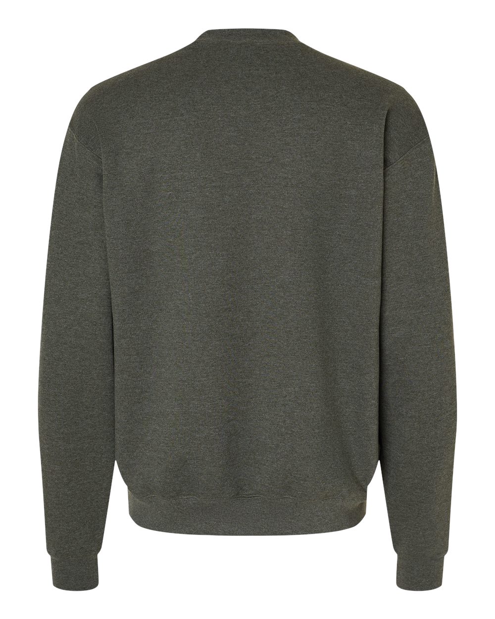 Men's Powerblend® Crewneck Sweatshirt - Back - B21284203 - Dark Green Heather