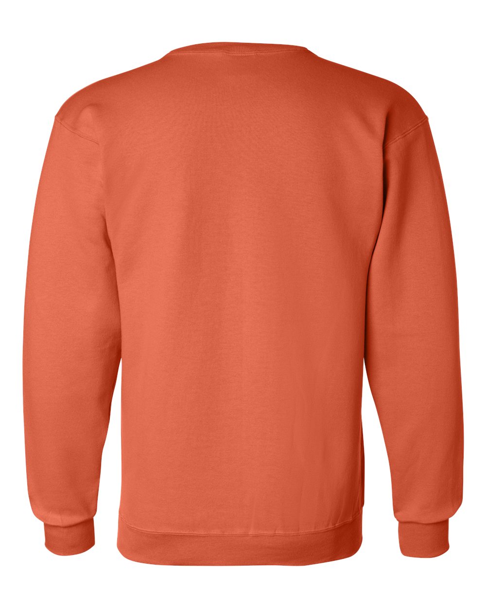 Men's Powerblend® Crewneck Sweatshirt - Back - B21284663 - Orange