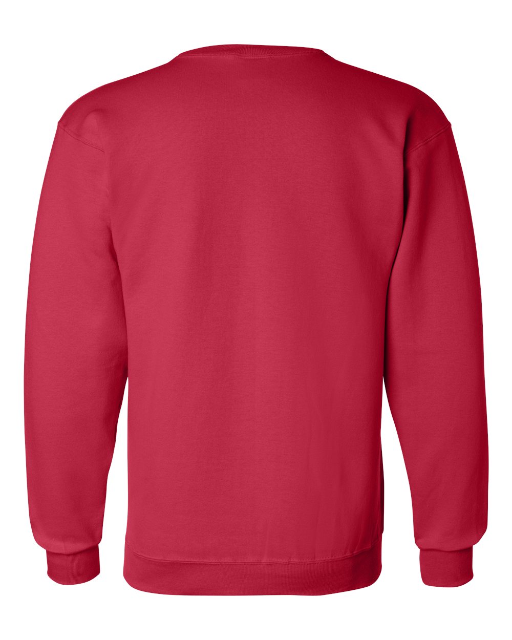 Men's Powerblend® Crewneck Sweatshirt - Back - B21284703 - Scarlet