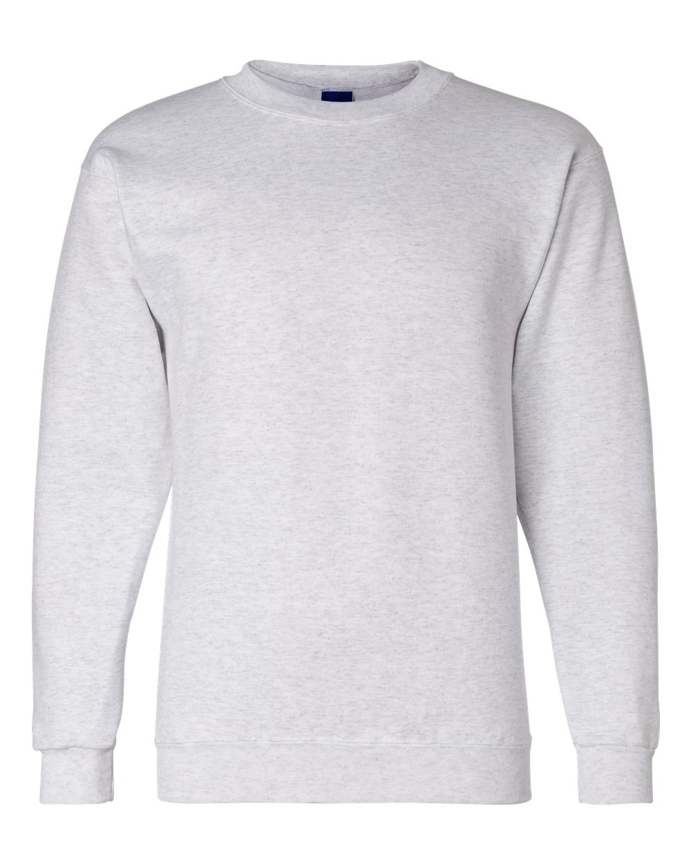 Men's Powerblend® Crewneck Sweatshirt - Front - B21284023 - Silver Grey