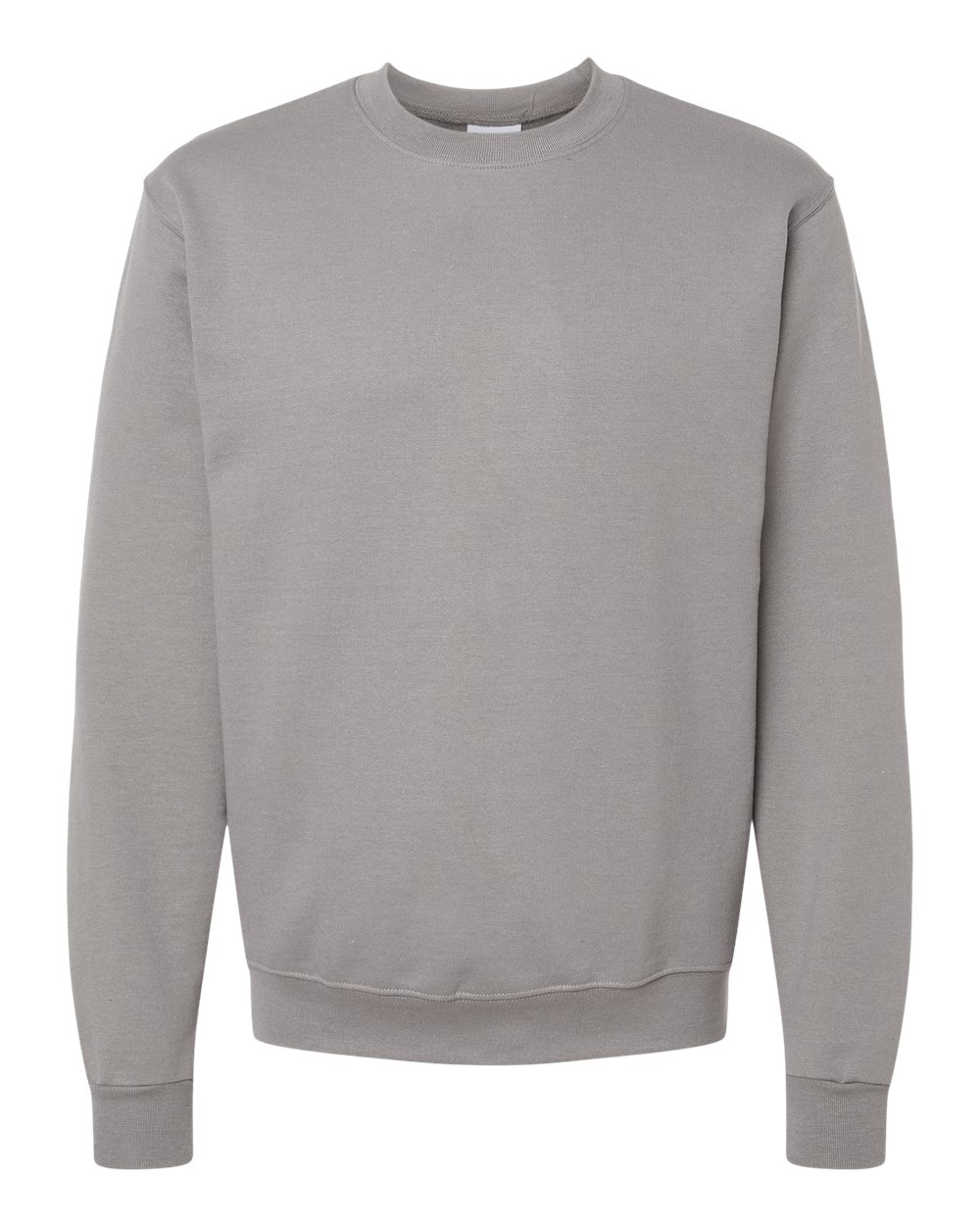 Men's Powerblend® Crewneck Sweatshirt - Front - B21284133 - Stone Grey