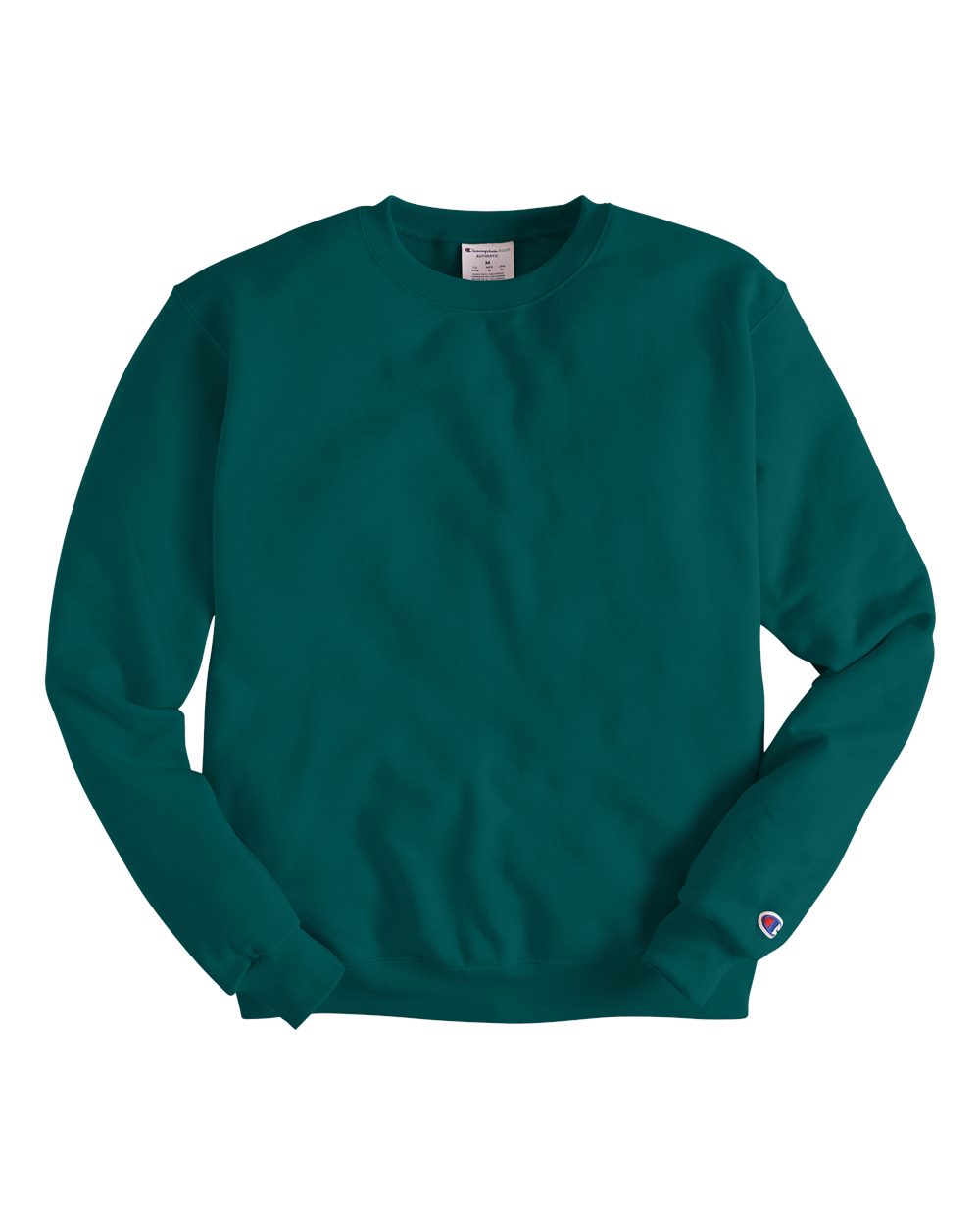 Men's Powerblend® Crewneck Sweatshirt - Front - B21284233 - Emerald Green
