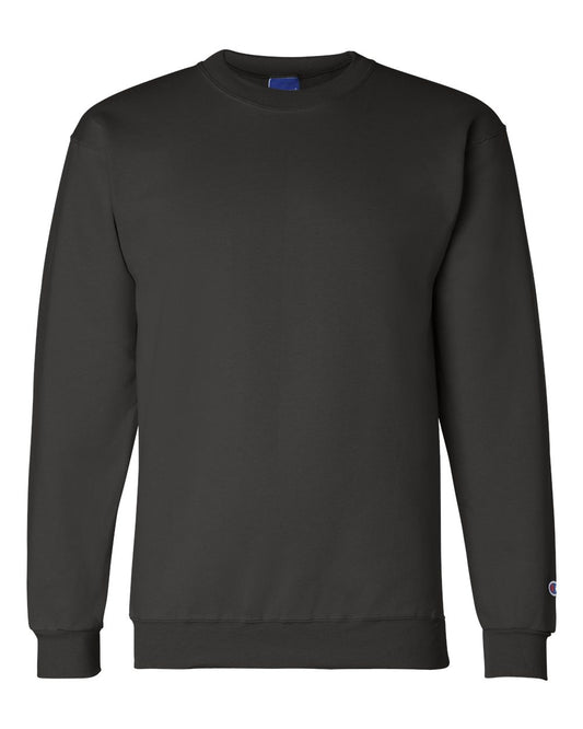 Men's Powerblend® Crewneck Sweatshirt - Front - B21284503 - Black