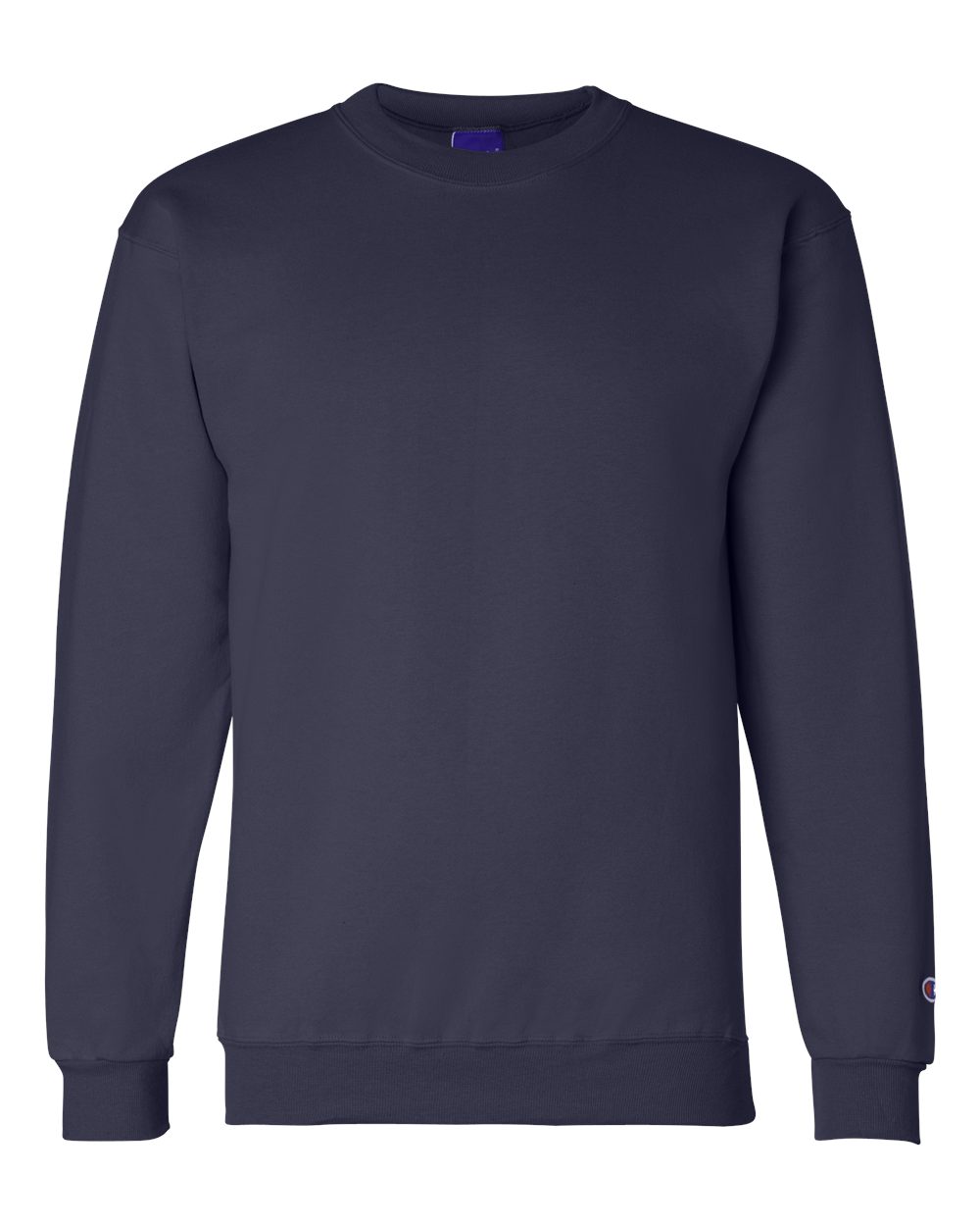 Men's Powerblend® Crewneck Sweatshirt - Front - B21284653 - Navy