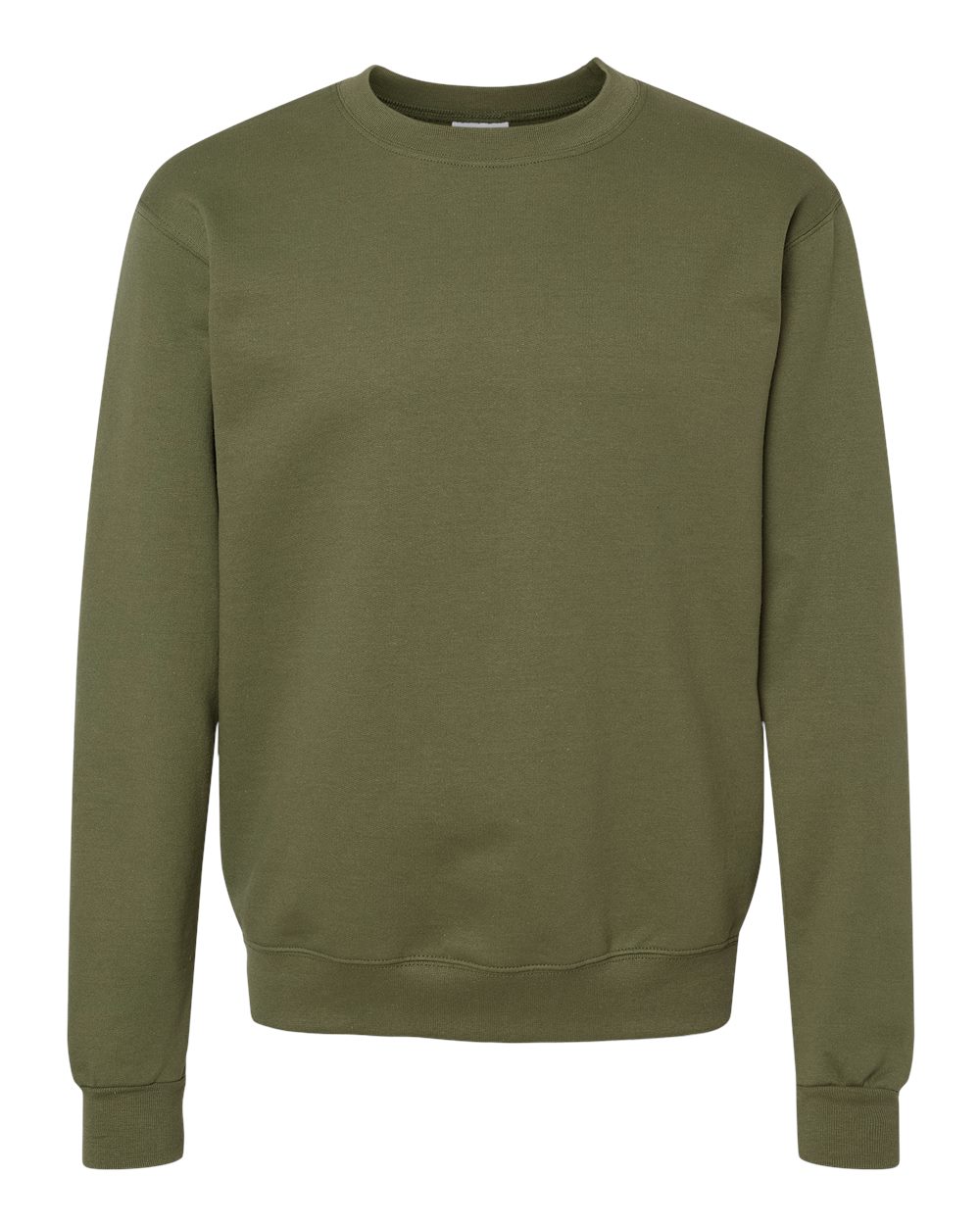 Men's Powerblend® Crewneck Sweatshirt - Front - B21284683 - Fresh Olive