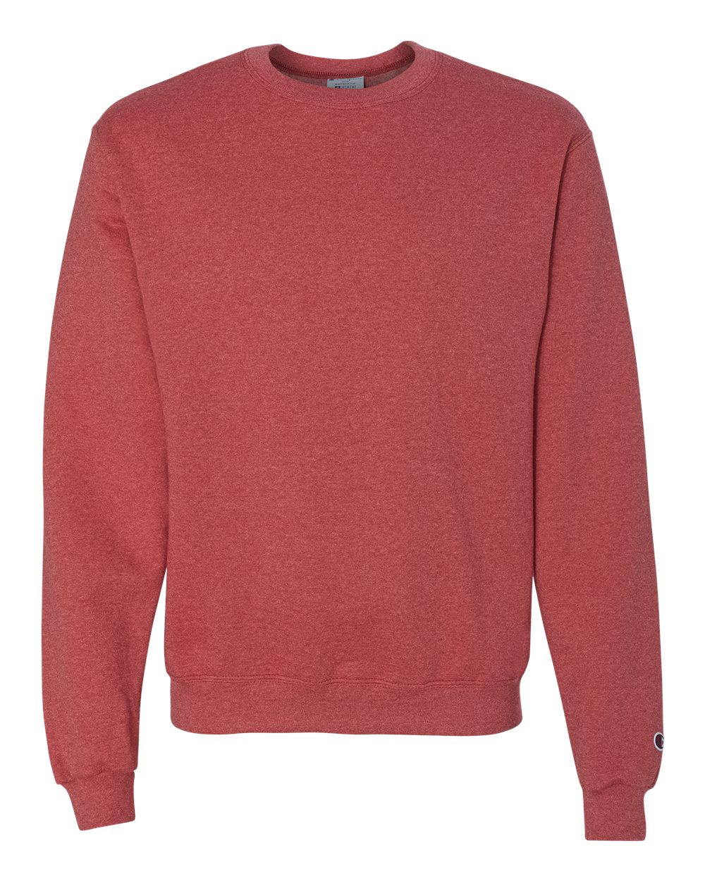 Men's Powerblend® Crewneck Sweatshirt - Front - B21284717 - Scarlet Heather
