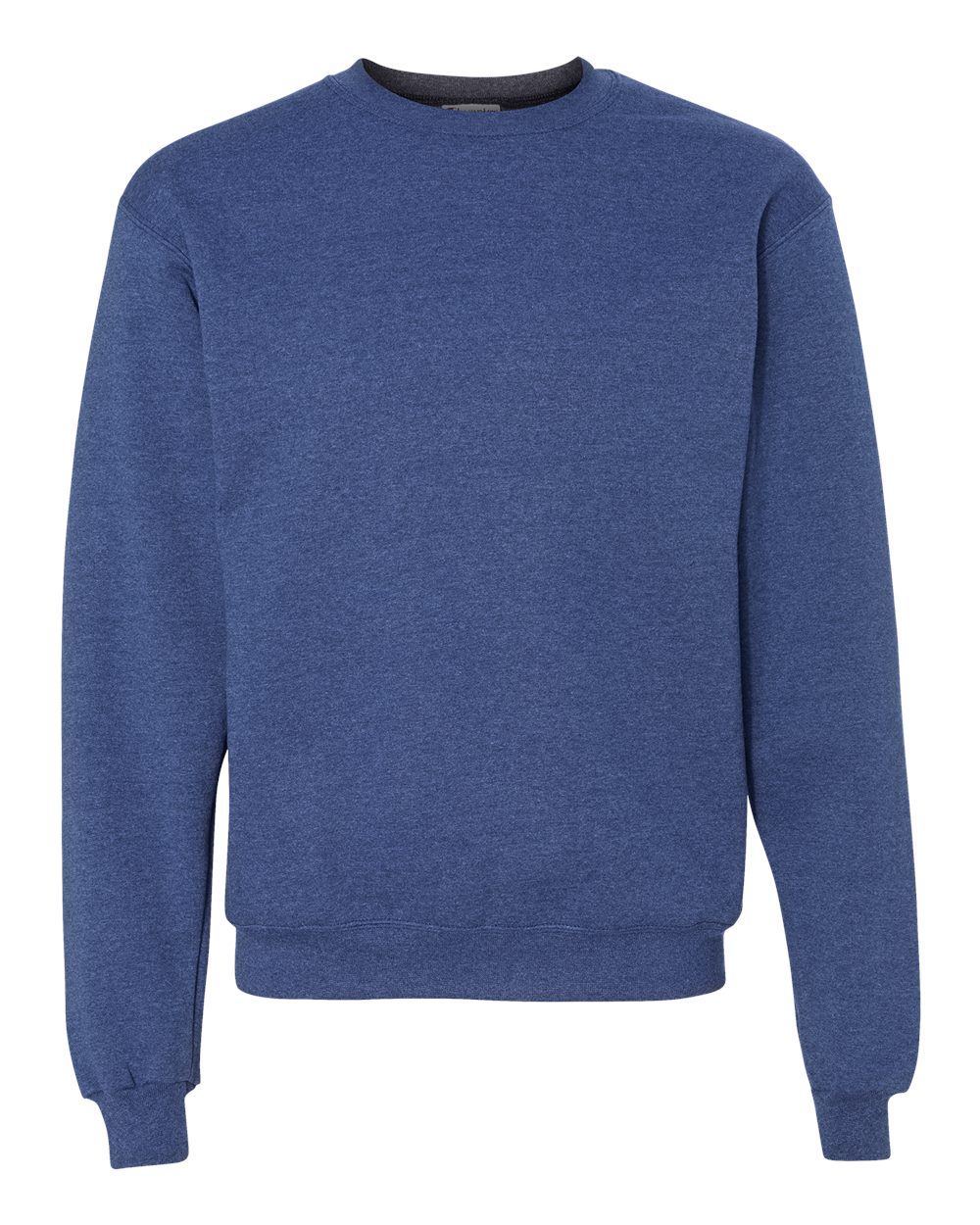 Men's Powerblend® Crewneck Sweatshirt - Front - B21284783 - Royal Blue Heather