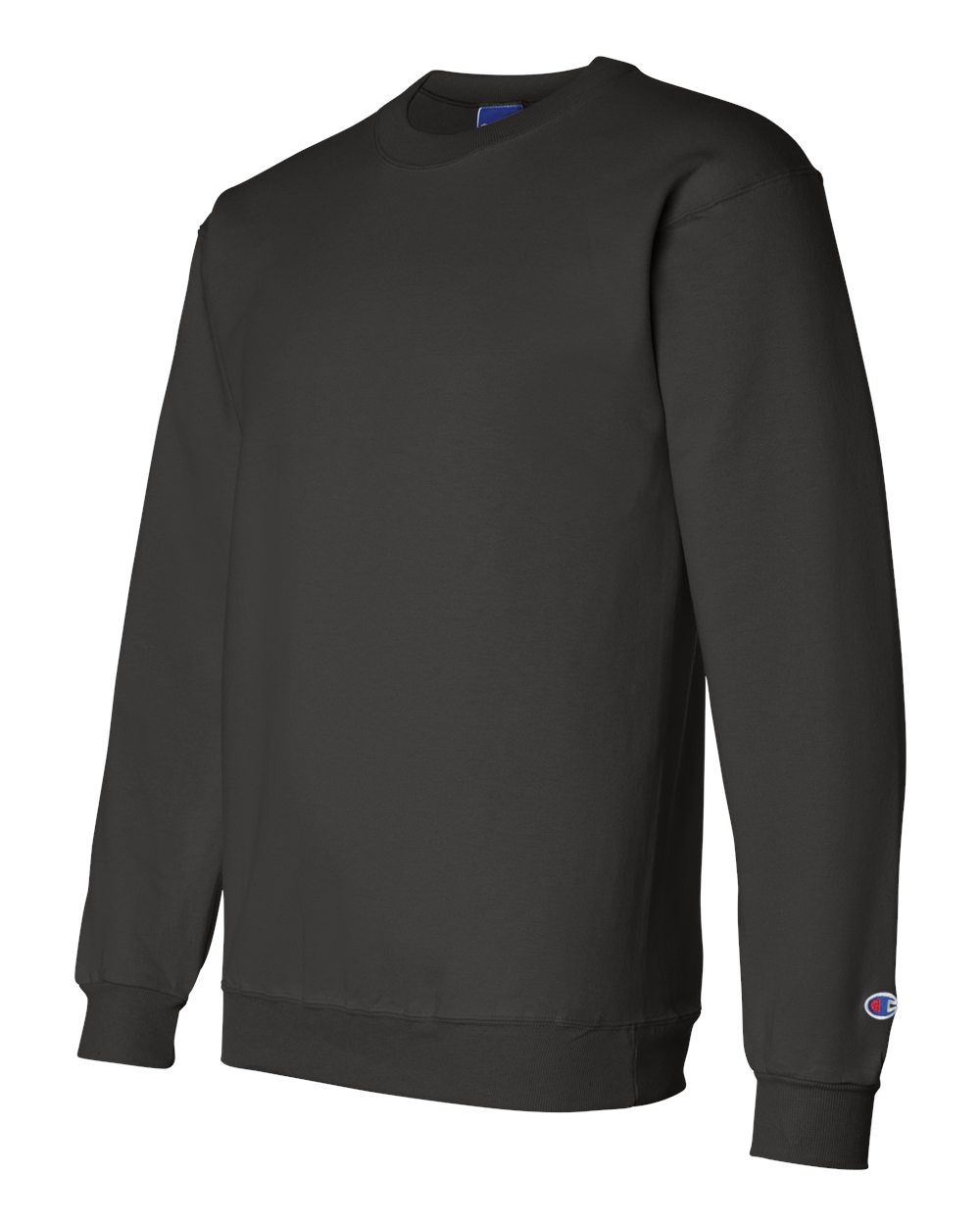 Men's Powerblend® Crewneck Sweatshirt - Side - B21284503 - Black