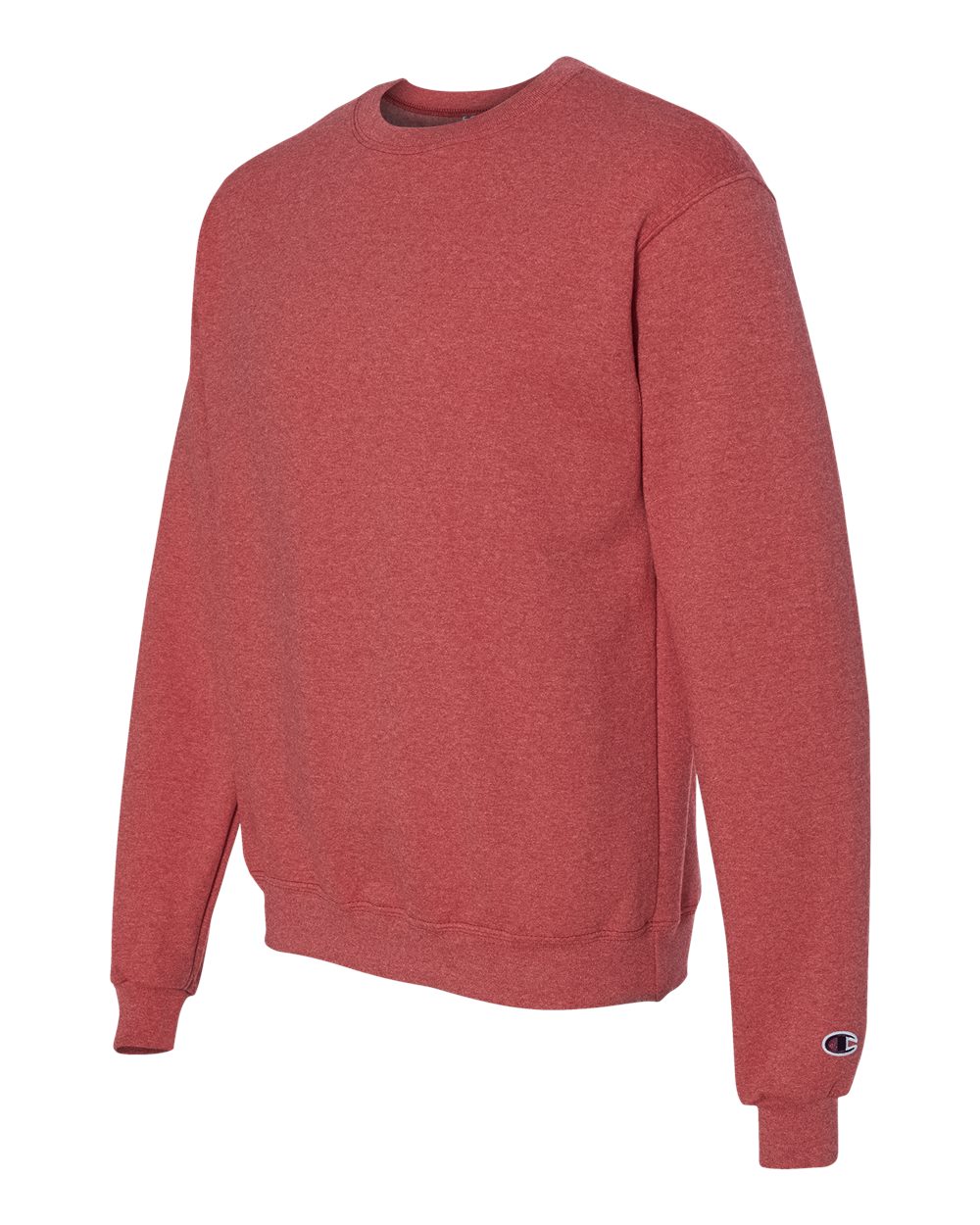 Men's Powerblend® Crewneck Sweatshirt - Side - B21284717 - Scarlet Heather