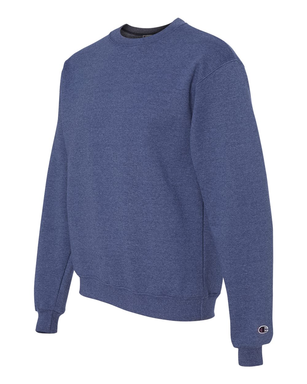 Men's Powerblend® Crewneck Sweatshirt - Side - B21284783 - Royal Blue Heather