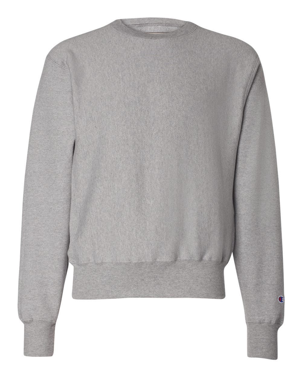 Unisex Reverse Weave® Crewneck Sweatshirt - Front - B20384133 - Oxford Grey