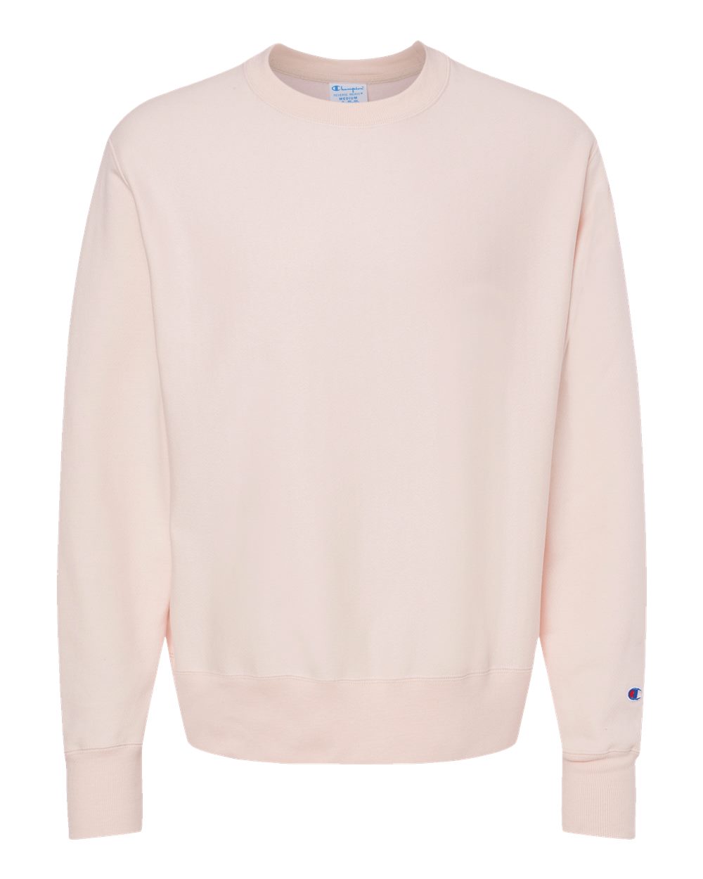 Unisex Reverse Weave® Crewneck Sweatshirt - Front - B20384303 - Body Blush