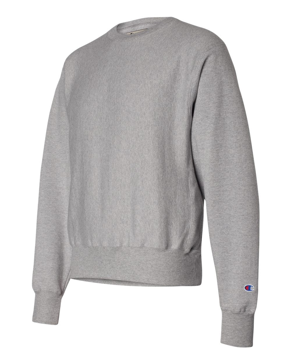 Unisex Reverse Weave® Crewneck Sweatshirt - Side - B20384133 - Oxford Grey