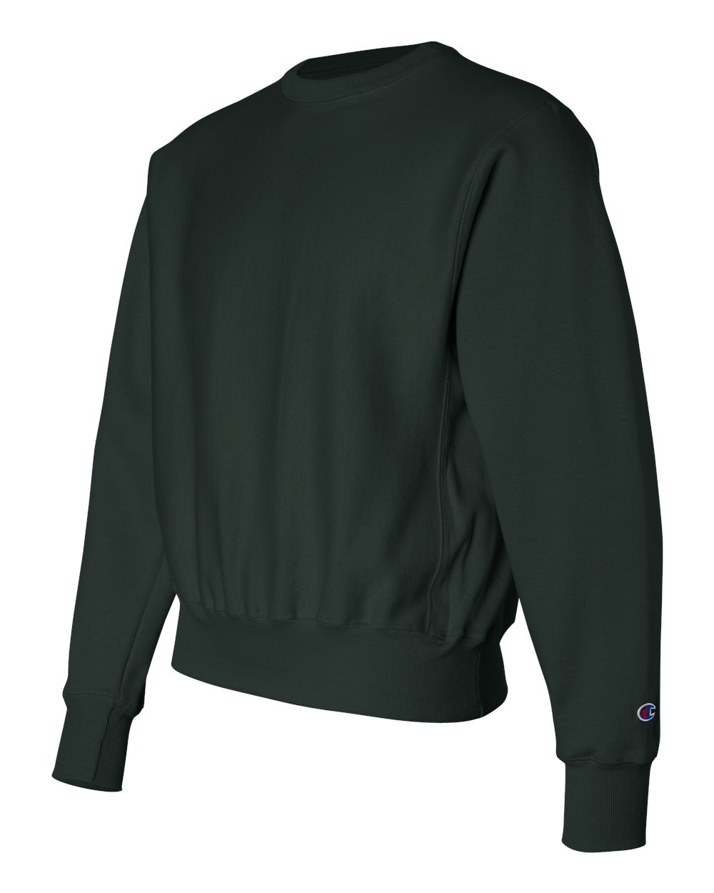 Unisex Reverse Weave® Crewneck Sweatshirt - Side - B20384193 - Dark Green