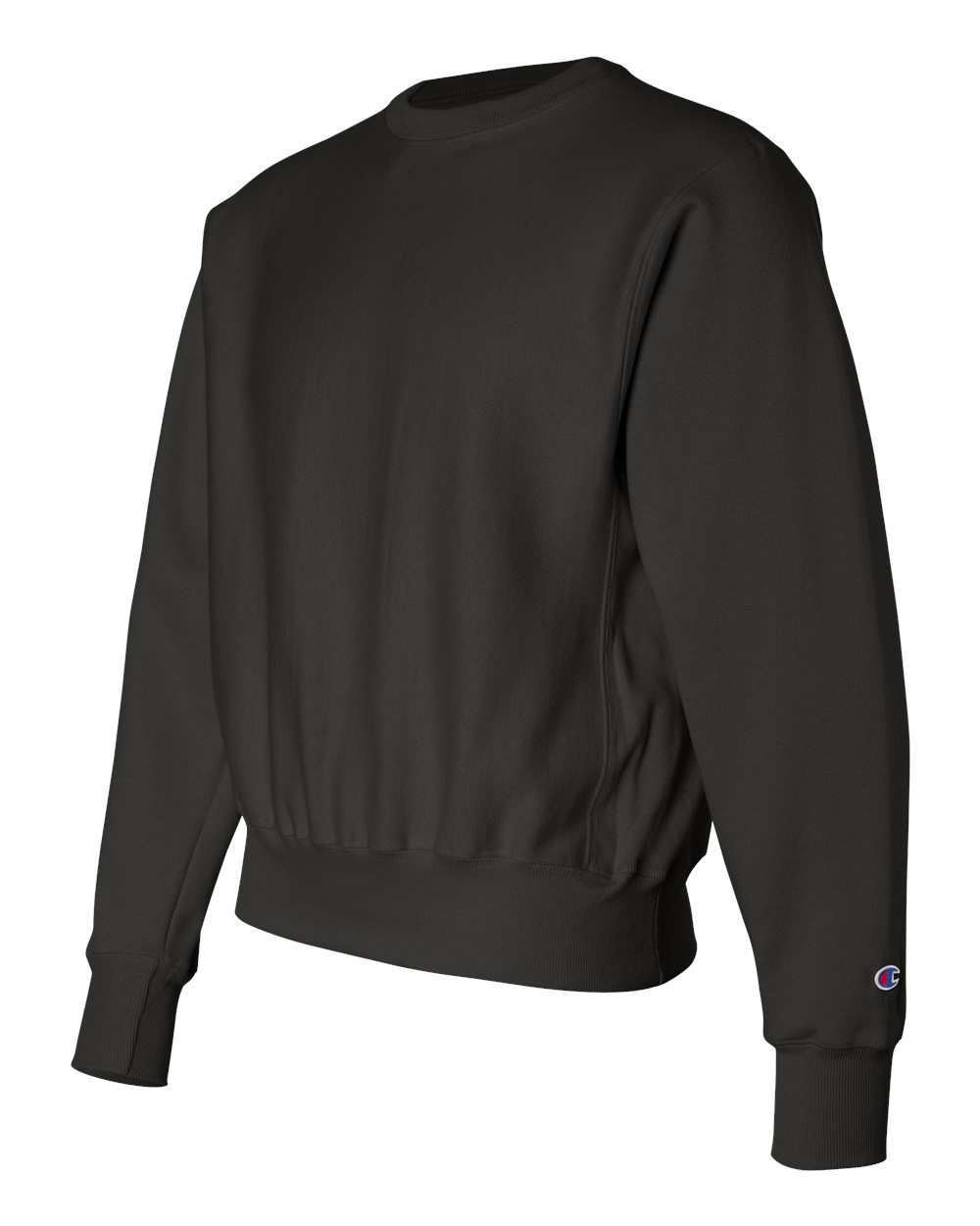 Unisex Reverse Weave® Crewneck Sweatshirt - Side - B20384503 - Black