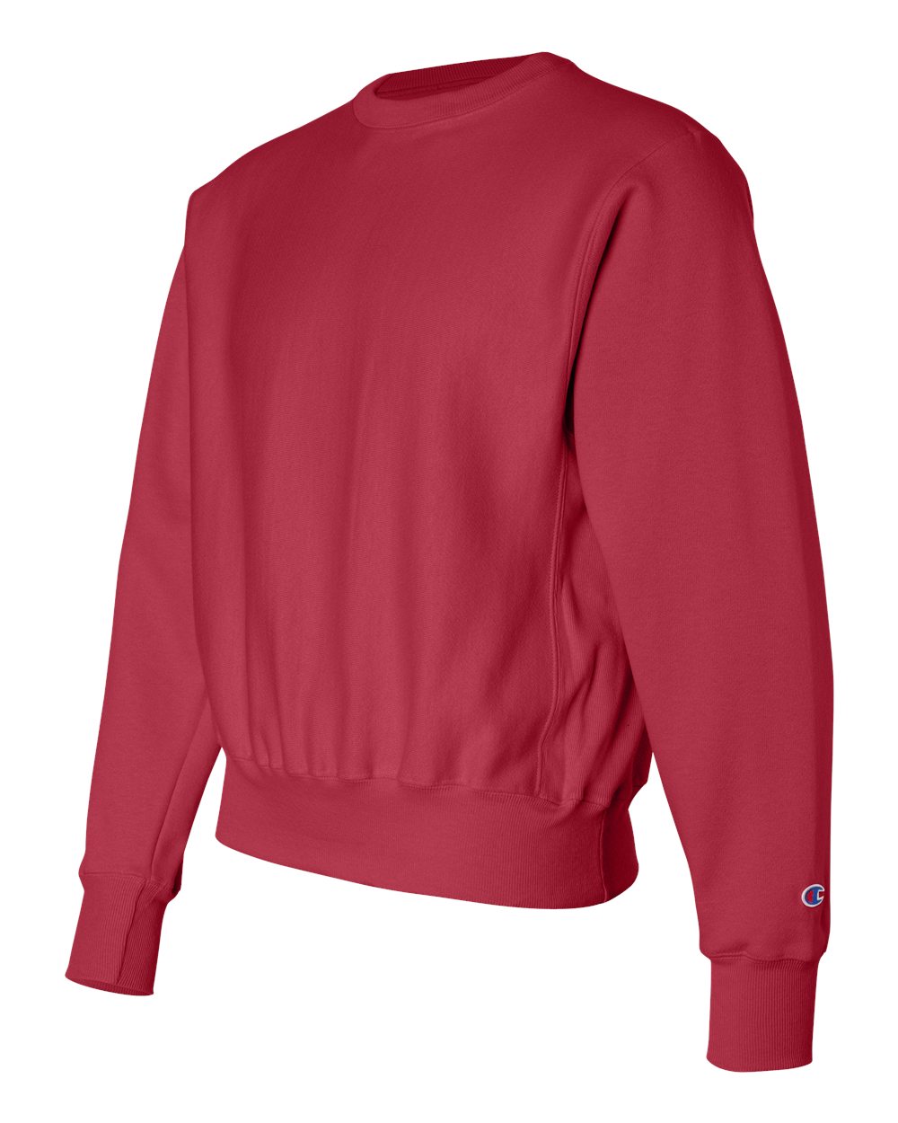 Unisex Reverse Weave® Crewneck Sweatshirt - Side - B20384703 - Scarlet