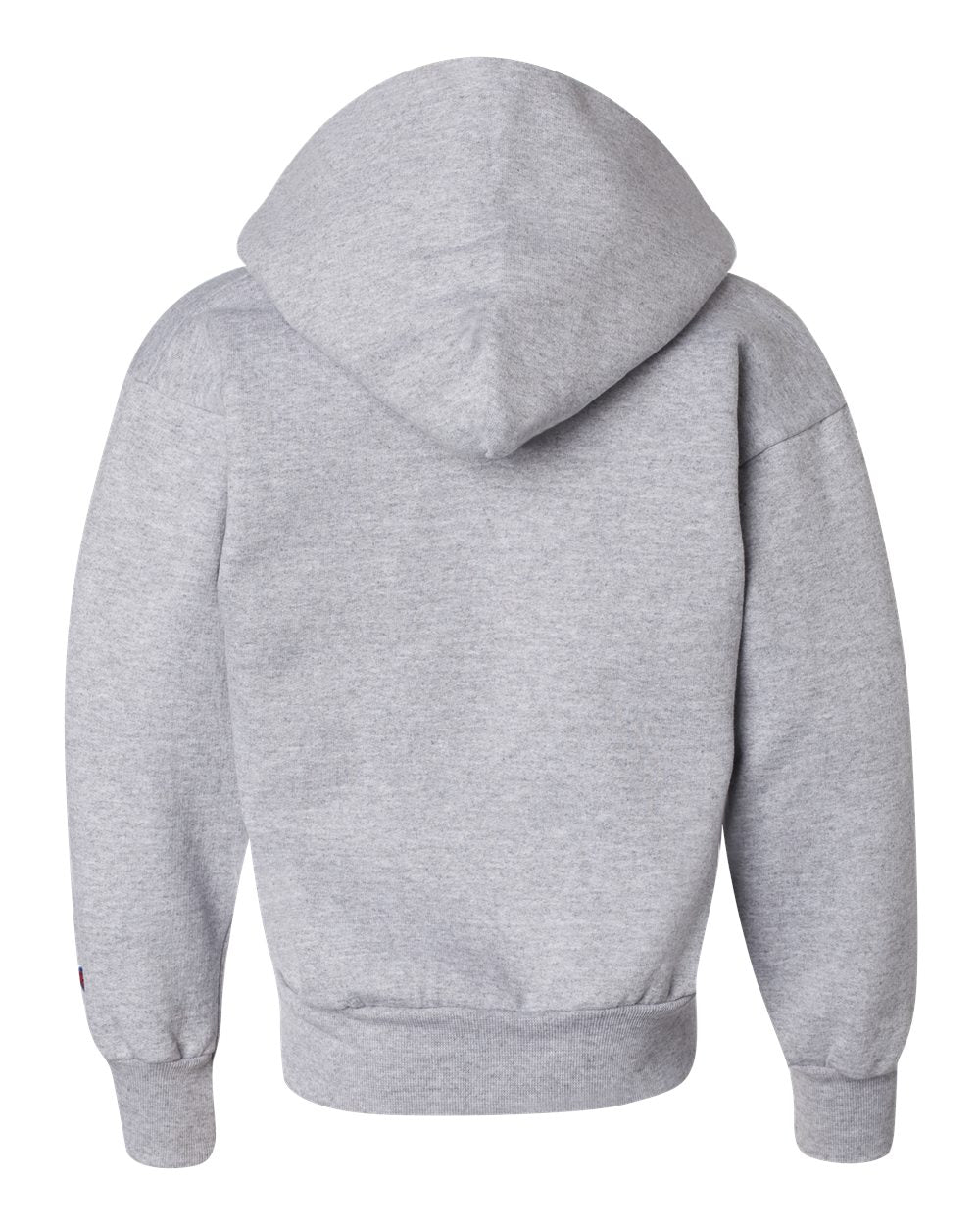 Youth Powerblend® Hooded Sweatshirt - Back - B32084583 - Light Steel