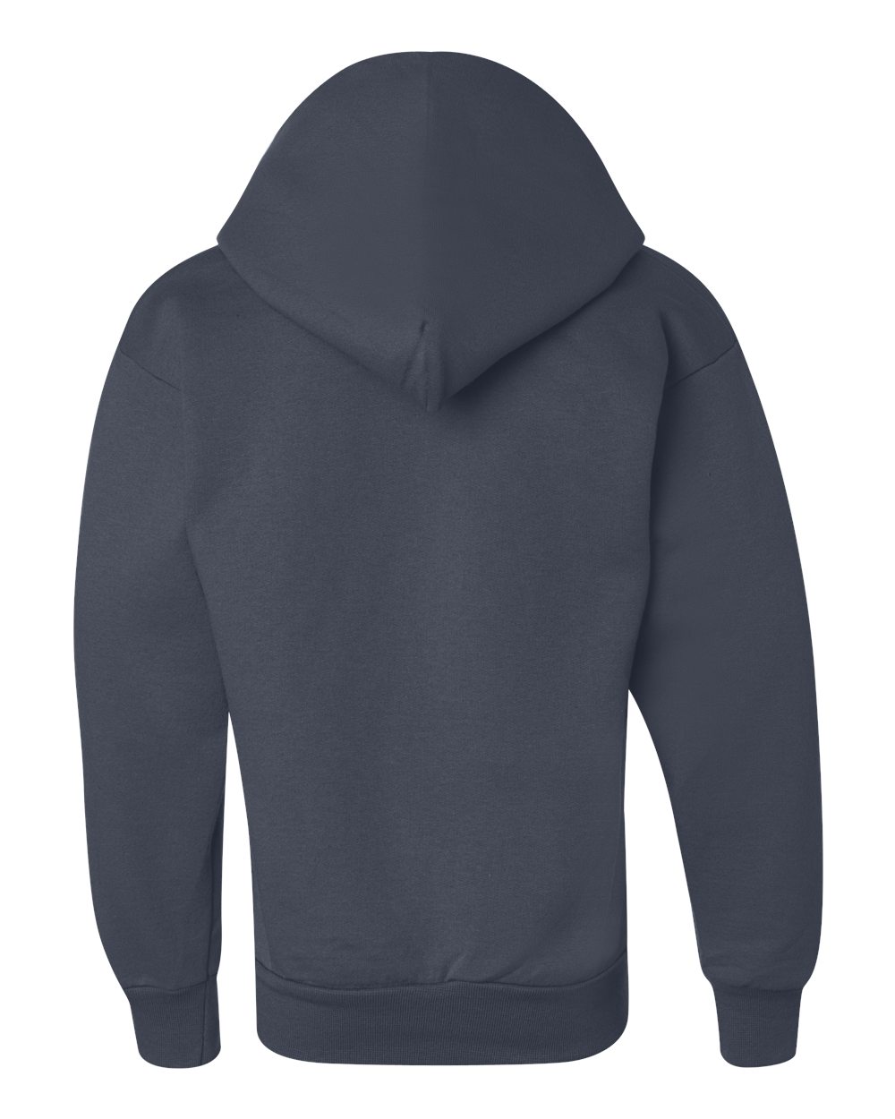 Youth Powerblend® Hooded Sweatshirt - Back - B32084653 - Navy