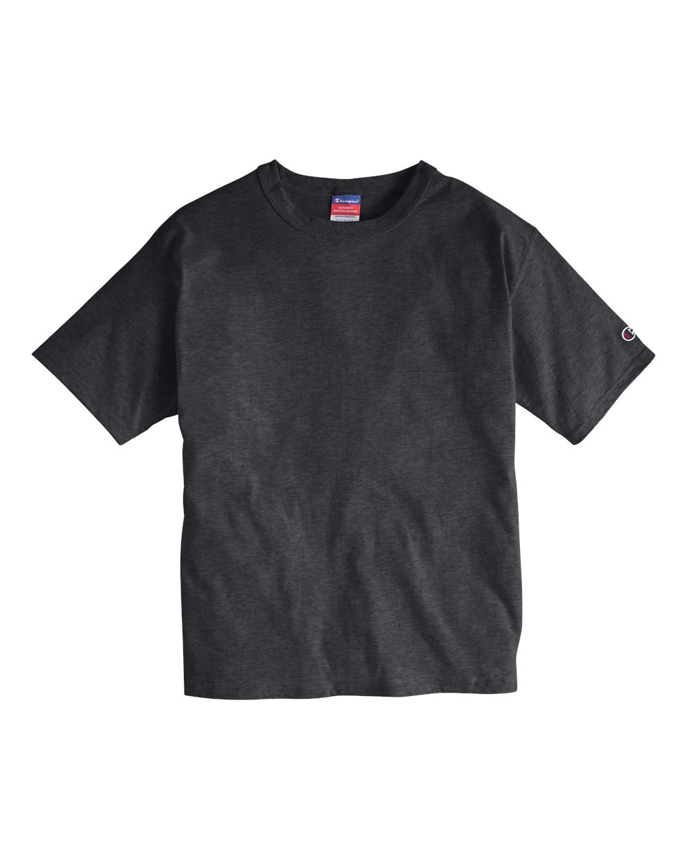 Unisex Heritage Jersey T-Shirt - Front - B01684093 - Charcoal Heather