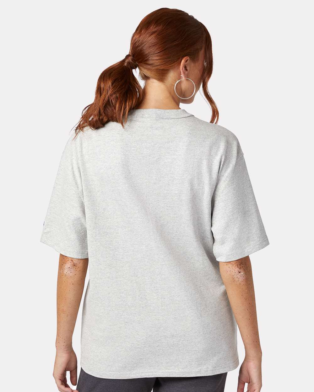 Unisex Heritage Jersey T-Shirt - OnModelBack - B01684353 - Silver Grey