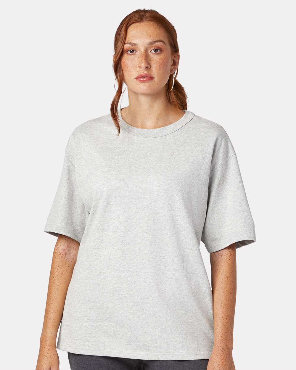 Unisex Heritage Jersey T-Shirt - OnModelFront - B01684353 - Silver Grey