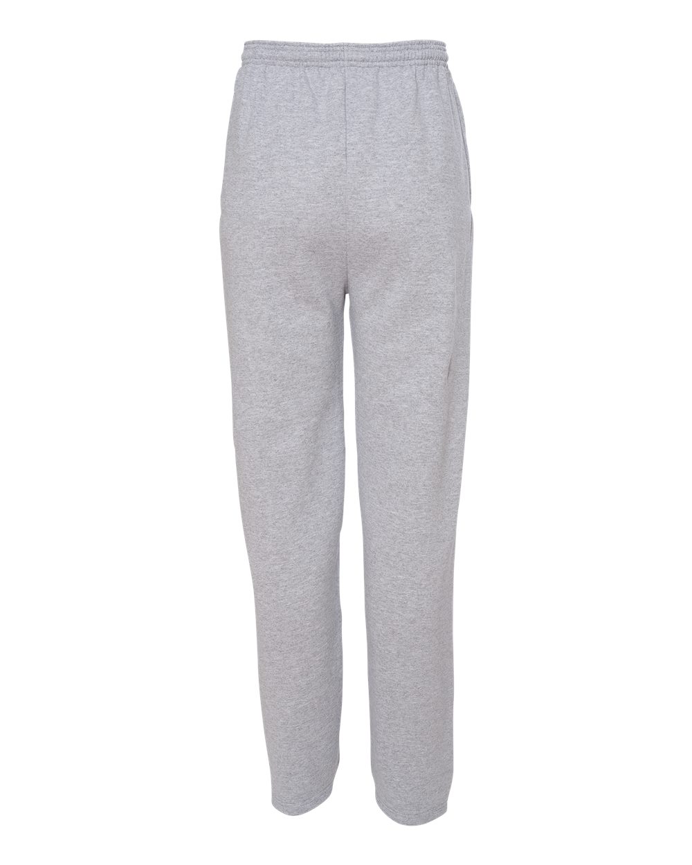 Men's Powerblend® Open-Bottom Sweatpants with Pockets - Back - B23484583 - Light Steel