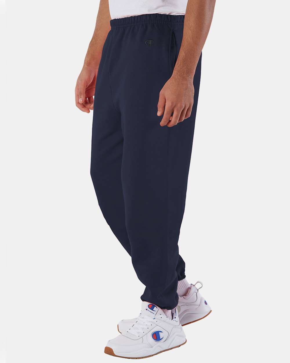 Men's Cotton Max Sweatpants - OnModelSide - B22584683 - Navy