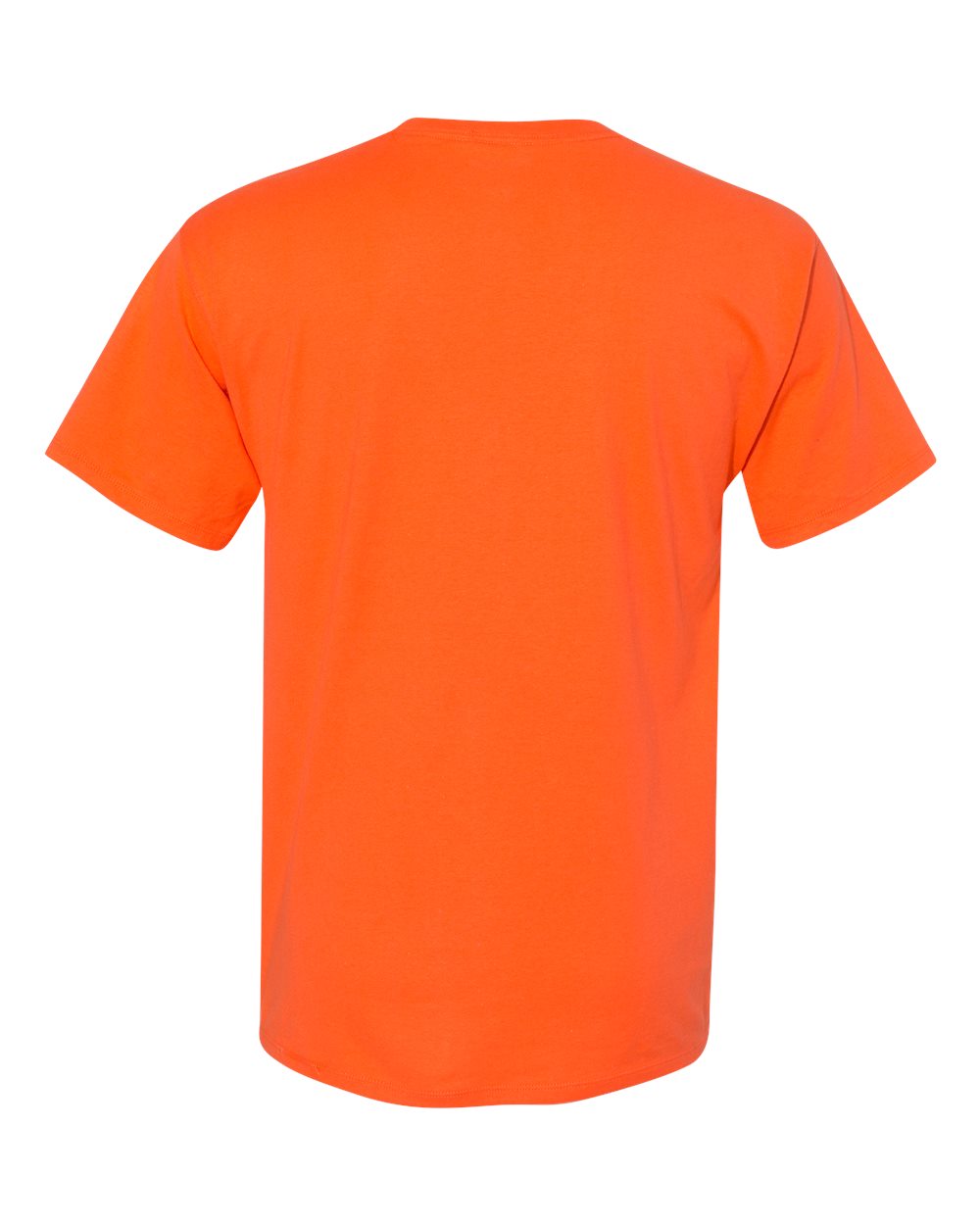 Unisex Premium Fashion Classics T-Shirt - Back - B35884663 - Orange