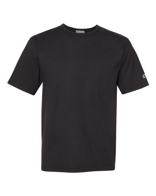 Unisex Garment-Dyed T-Shirt - Front - B01284503 - Black