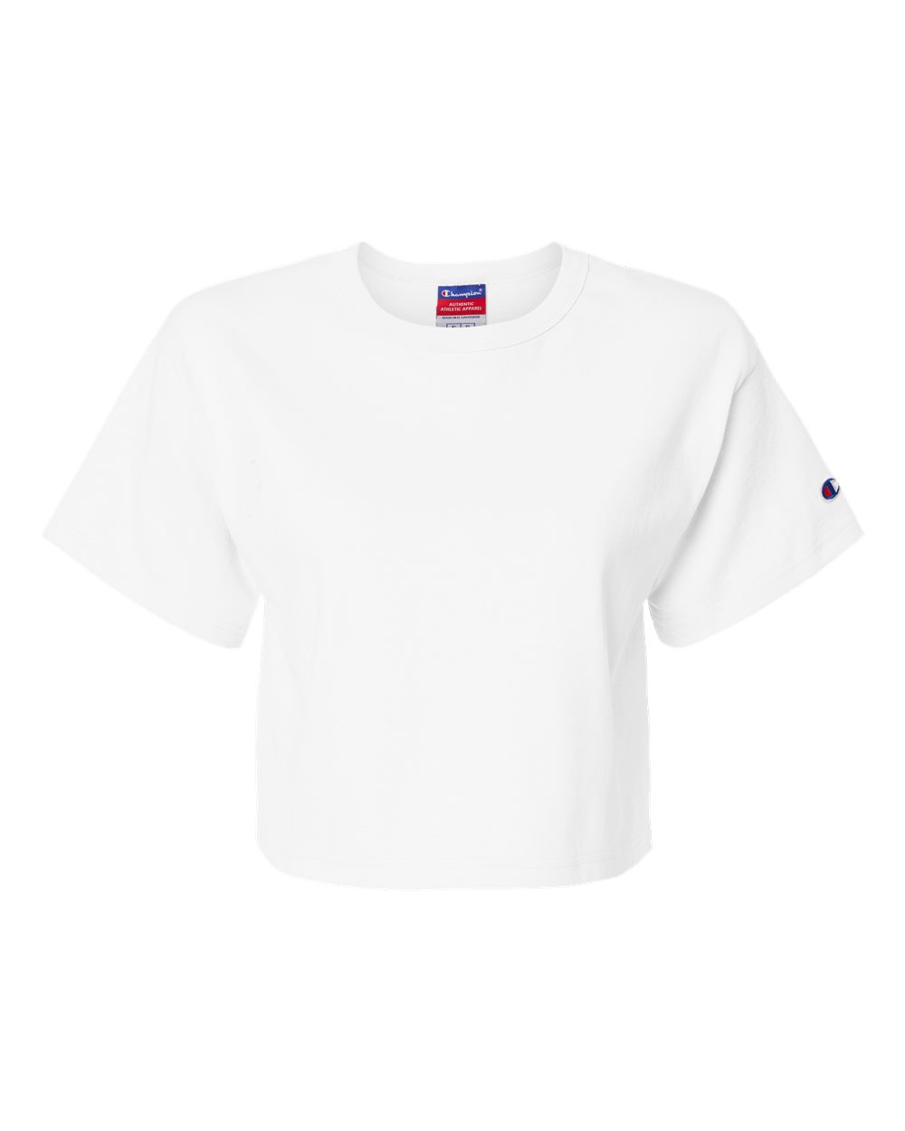 Women's Heritage Jersey Crop T-Shirt - Front - B02884002 - White