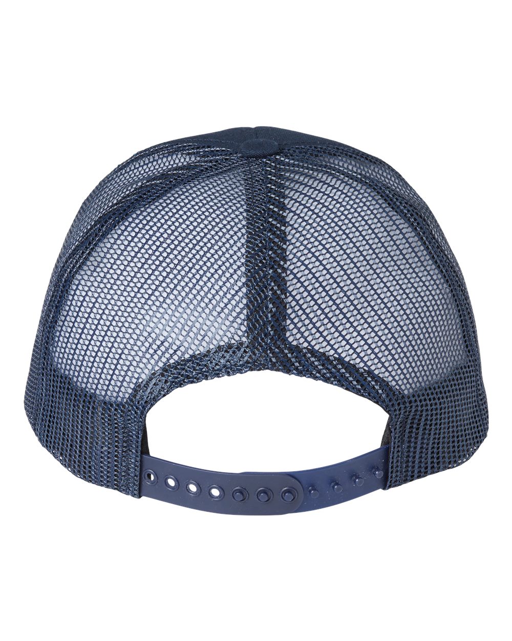 USA-Made Trucker Cap - Back - B99395650 - Navy